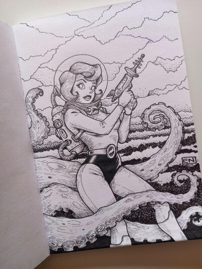Space Girl Commission